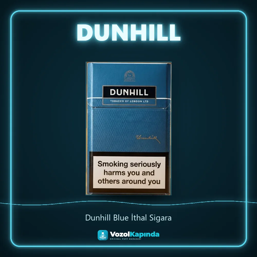 Dunhill Blue İthal Sigara Sipariş Bilgileri Dunhill Blue İthal Sigara bilgi kartı, orijinal sigara
