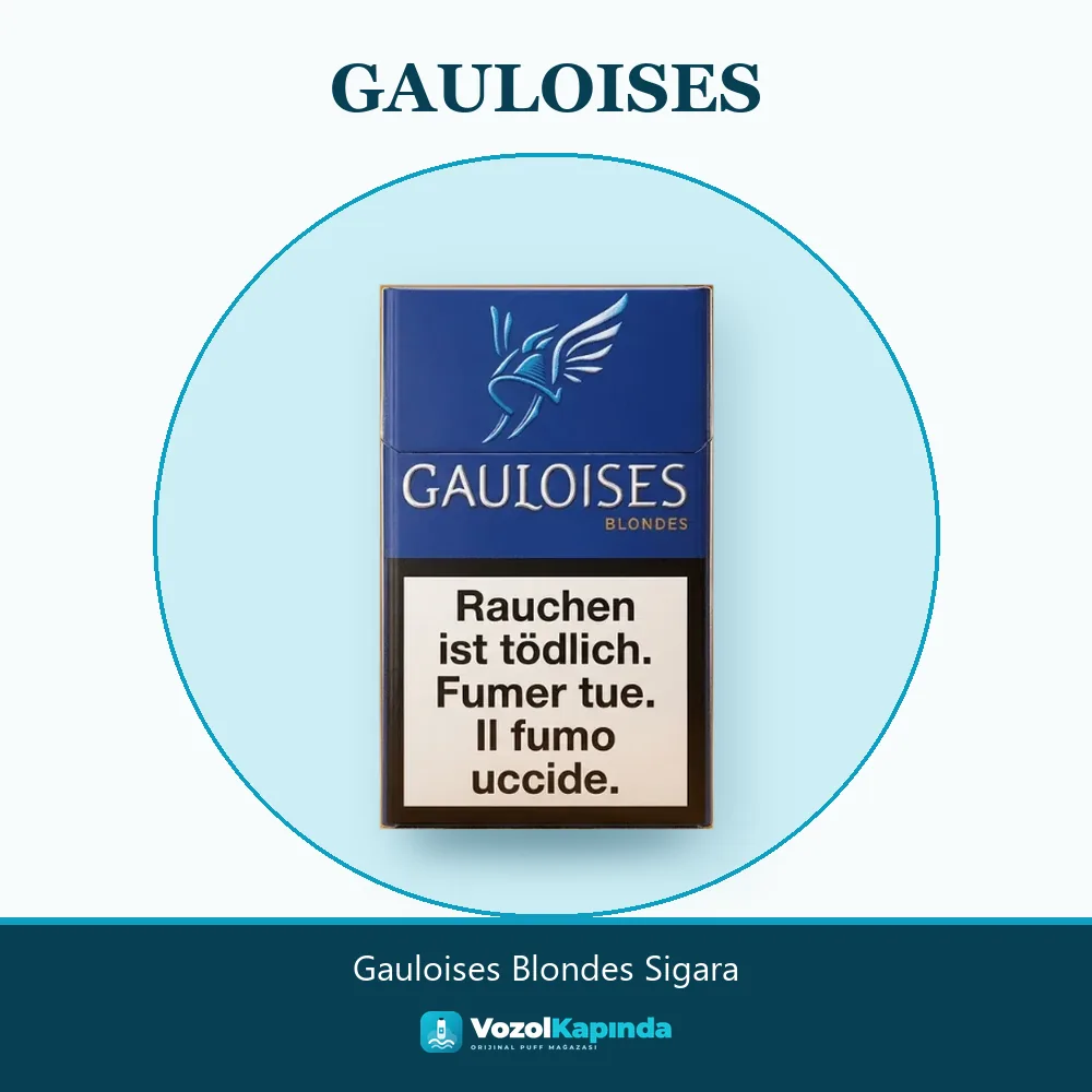 Gauloises Blondes Sigara Özellikleri Gauloises Blondes Sigara bilgi kartı, orijinal sigara