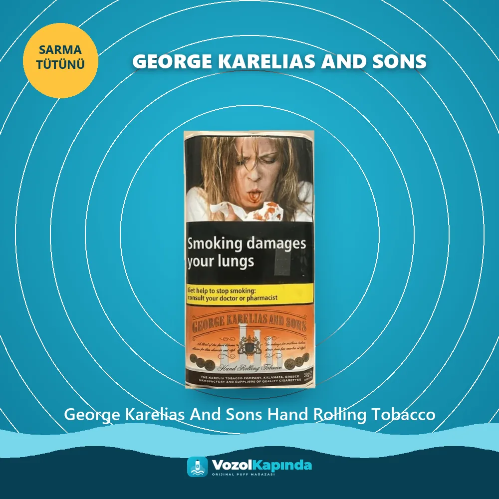 George Karelias And Sons Hand Rolling Tobacco Özellikleri George Karelias And Sons Hand Rolling Tobacco sipariş avantajları: kapıda ödeme ve gizli paket