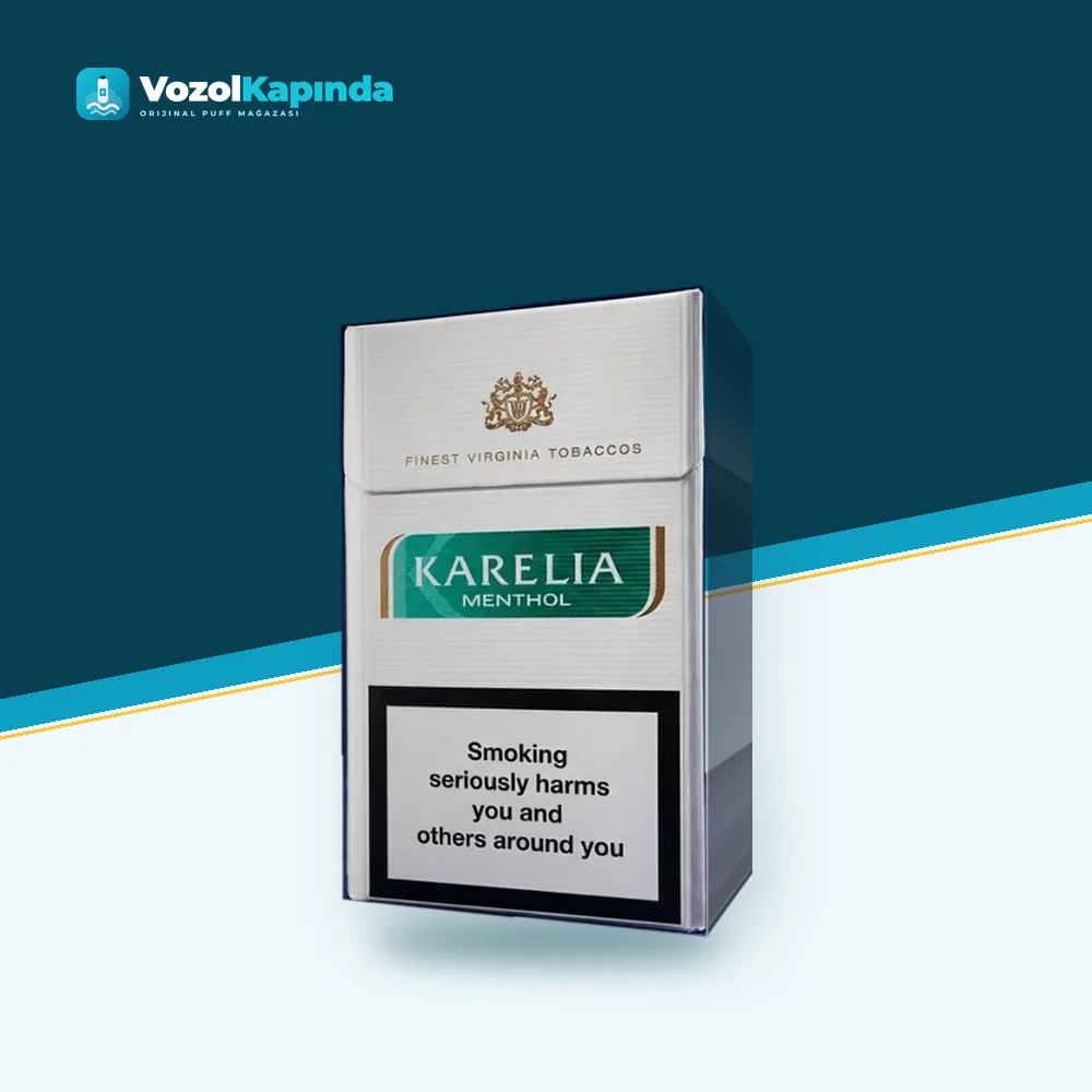 Karelia Menthol İthal Sigara ön yüz görseli, orijinal ambalaj
