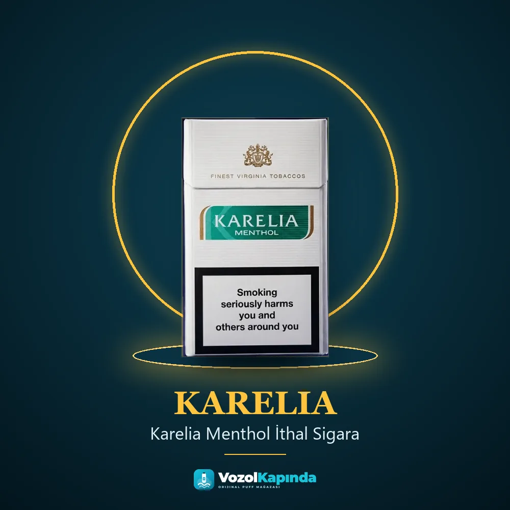 Karelia Menthol İthal Sigara özellikleri: orijinal ürün, kapıda ödeme, gizli paket