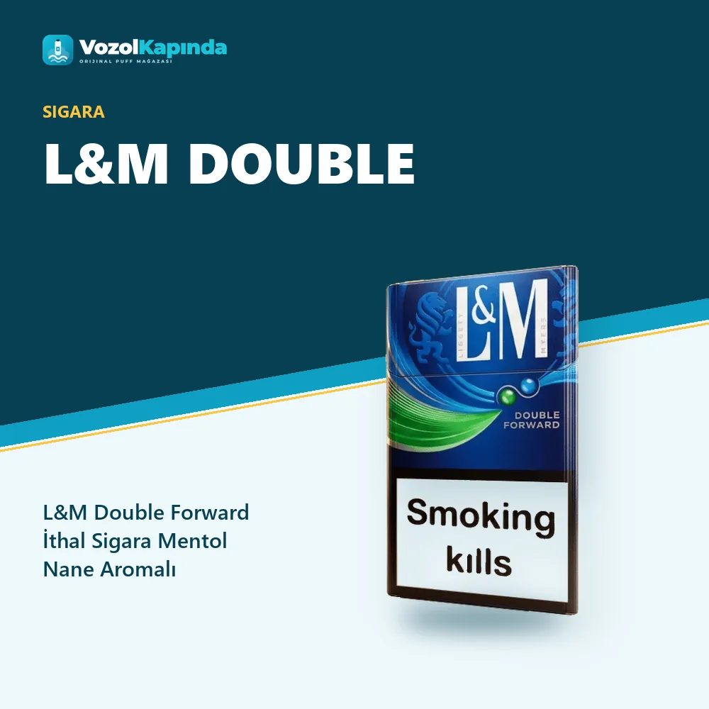 L&M Double Forward İthal Sigara Mentol Nane Aromalı Özellikleri L&M Double Forward İthal Sigara Mentol Nane Aromalı sipariş avantajları: kapıda ödeme ve gizli paket
