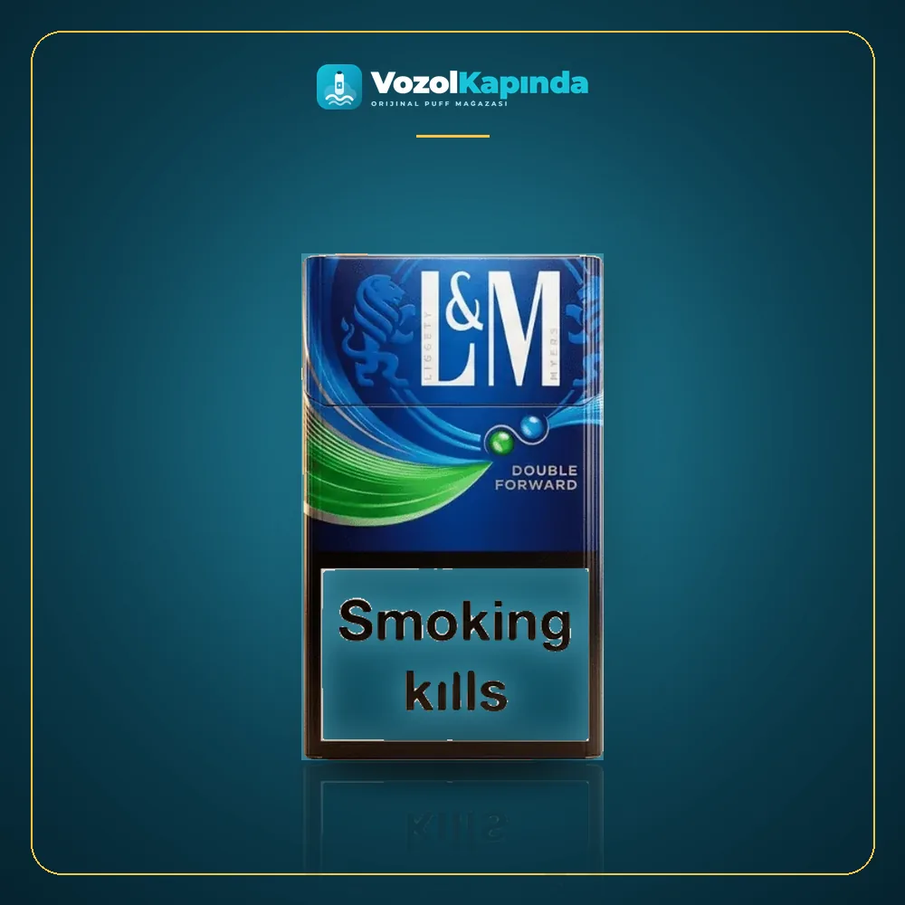 L&M Double Forward İthal Sigara Mentol Nane Aromalı Orijinal Ambalaj L&M Double Forward İthal Sigara Mentol Nane Aromalı paket görünümü