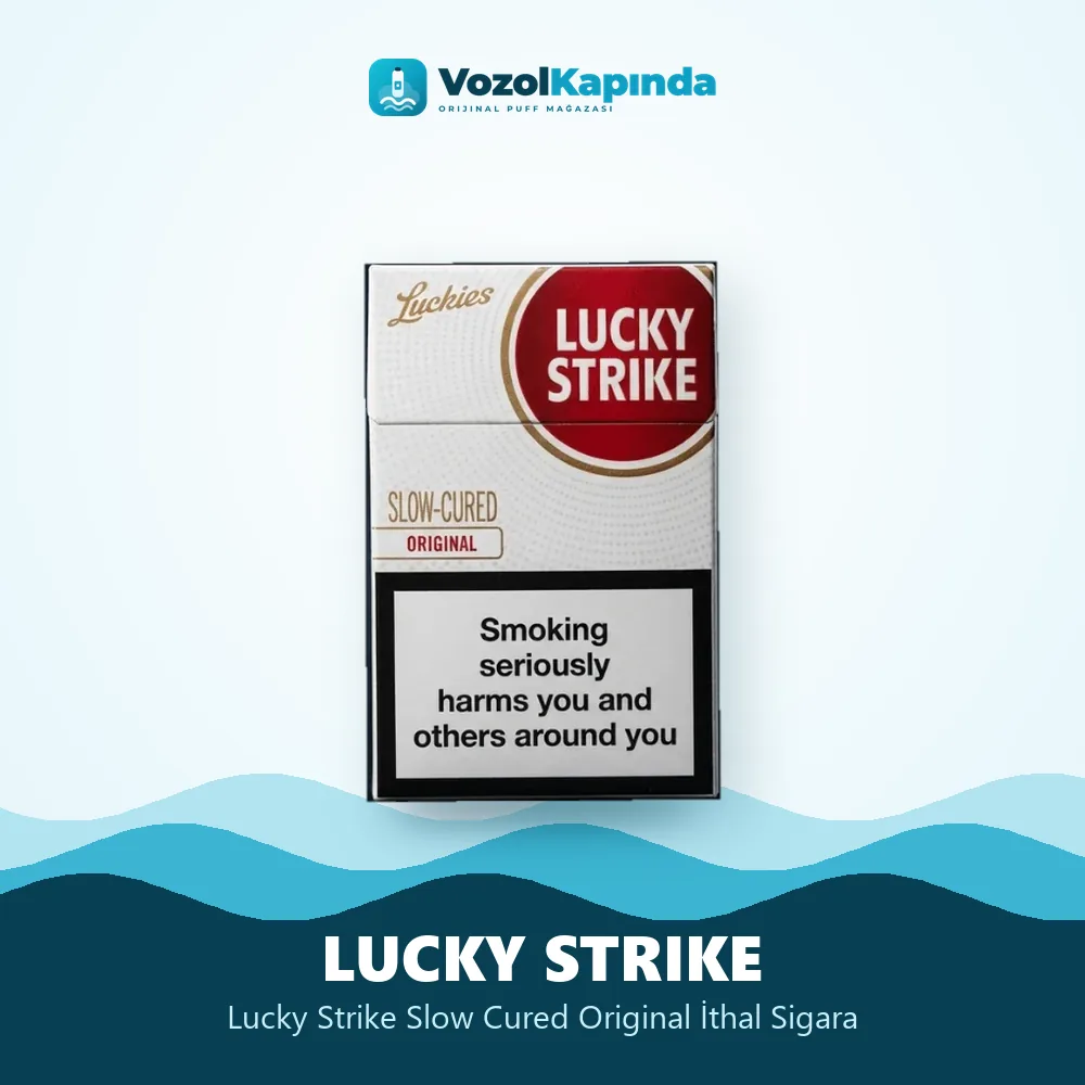 Lucky Strike Slow Cured Original İthal Sigara özellikleri: orijinal ürün, kapıda ödeme, gizli paket