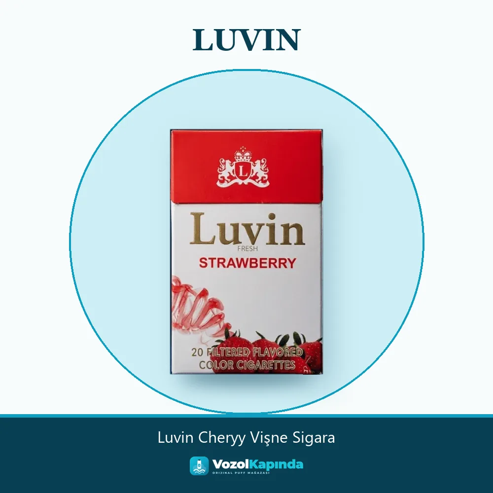 Luvin Cheryy Vişne Sigara bilgi kartı, orijinal sigara