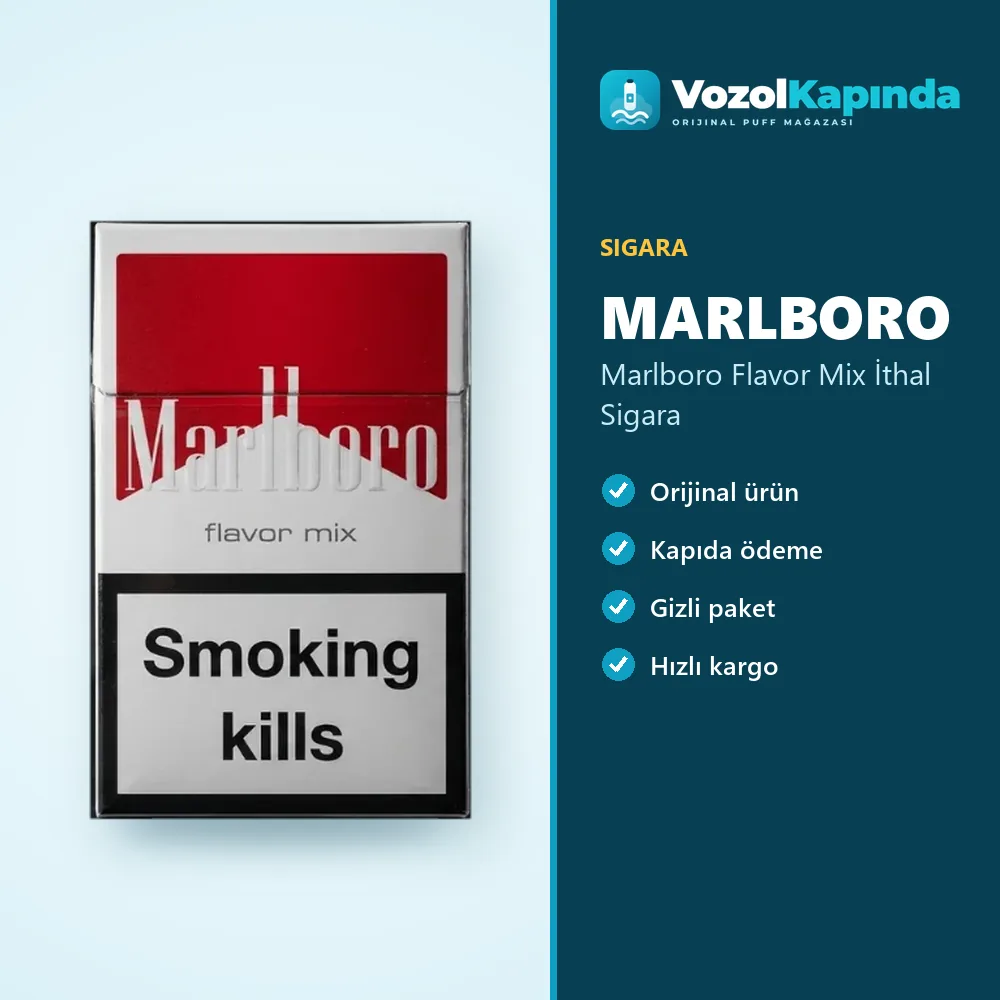 Marlboro Flavor Mix İthal Sigara Özellikleri Marlboro Flavor Mix İthal Sigara bilgi kartı, orijinal sigara