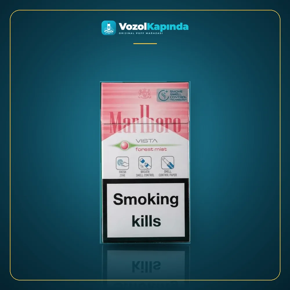 Marlboro Vista Forest Mist Slim Sigara Orijinal Ambalaj Marlboro Vista Forest Mist Slim Sigara paket görünümü