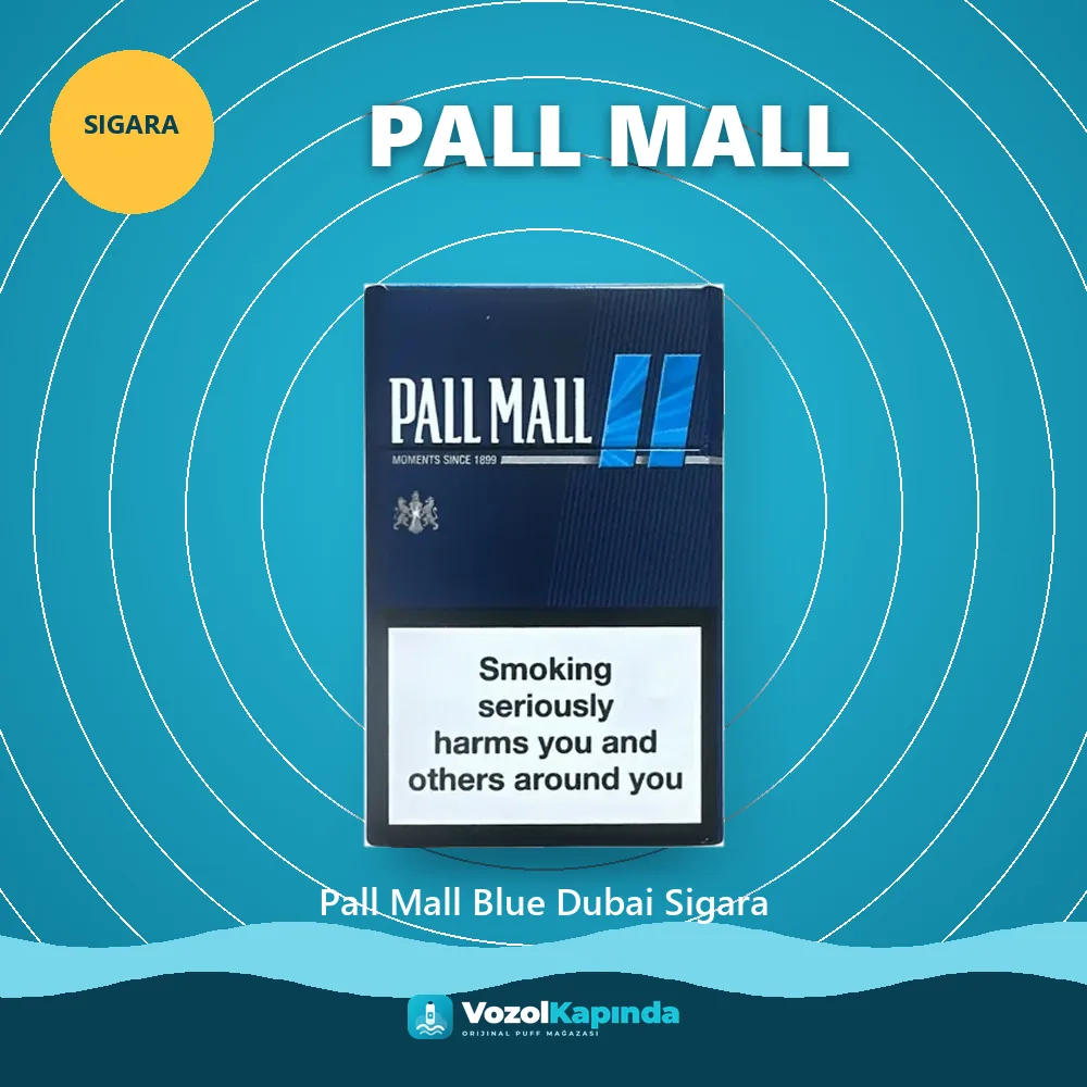 Pall Mall Blue Dubai Sigara Bilgi Kartı Pall Mall Blue Dubai Sigara özellikleri: orijinal ürün, kapıda ödeme, gizli paket