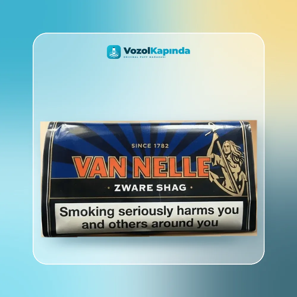 Van Nelle Zware Shag Sarma Tütünü Paket Görünümü Van Nelle Zware Shag Sarma Tütünü ön yüz görseli, orijinal ambalaj