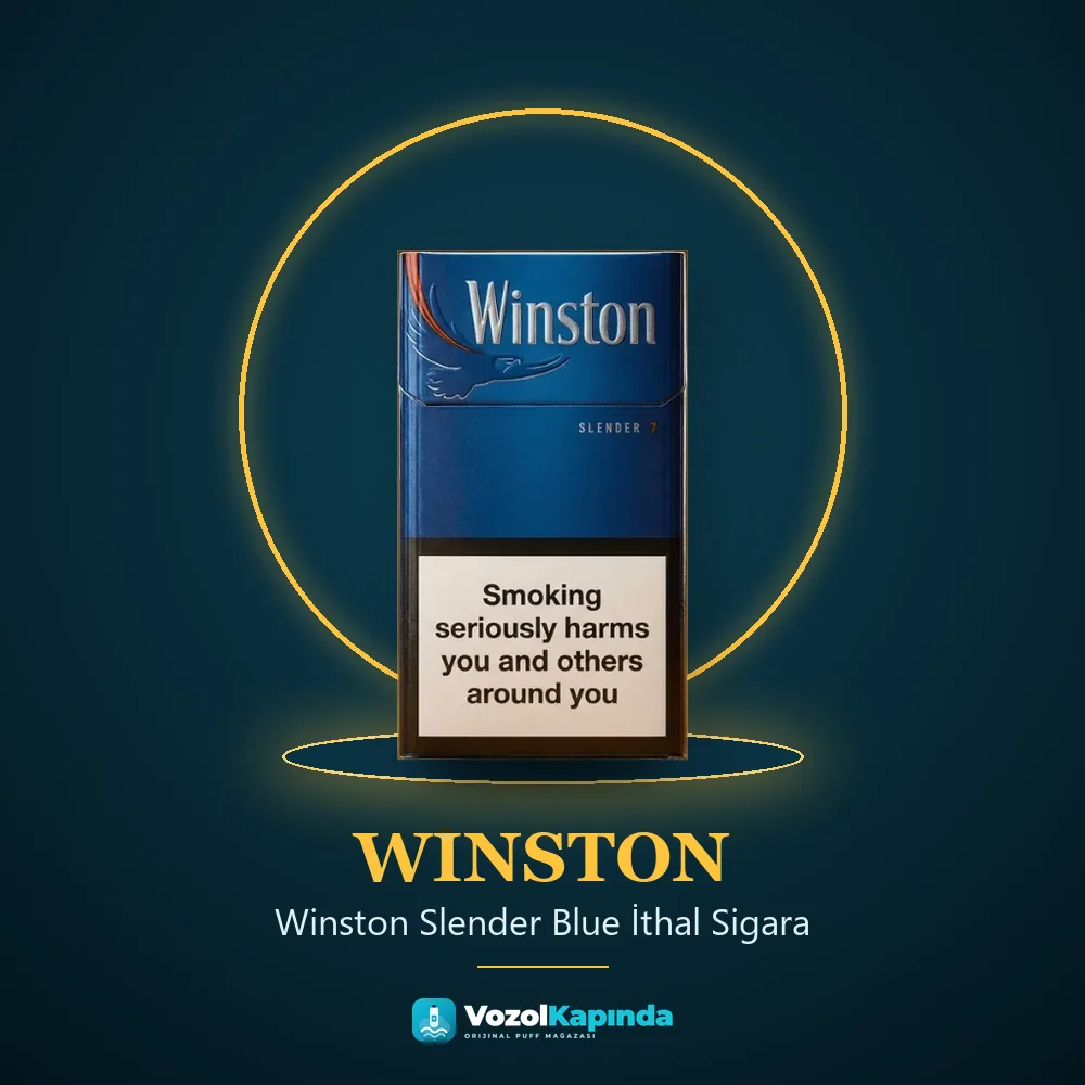 Winston Slender Blue İthal Sigara Özellikleri Winston Slender Blue İthal Sigara özellikleri: orijinal ürün, kapıda ödeme, gizli paket