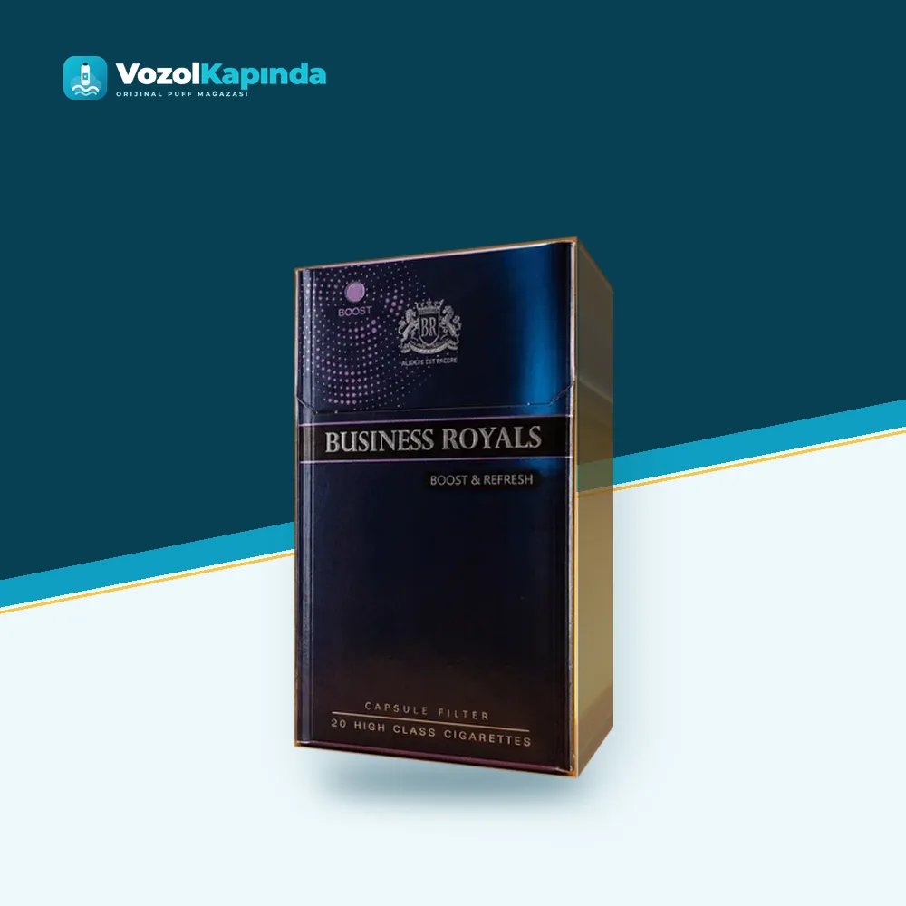 Business Royals Boost Sigara Ürün Görseli Business Royals Boost Sigara ön yüz görseli, orijinal ambalaj