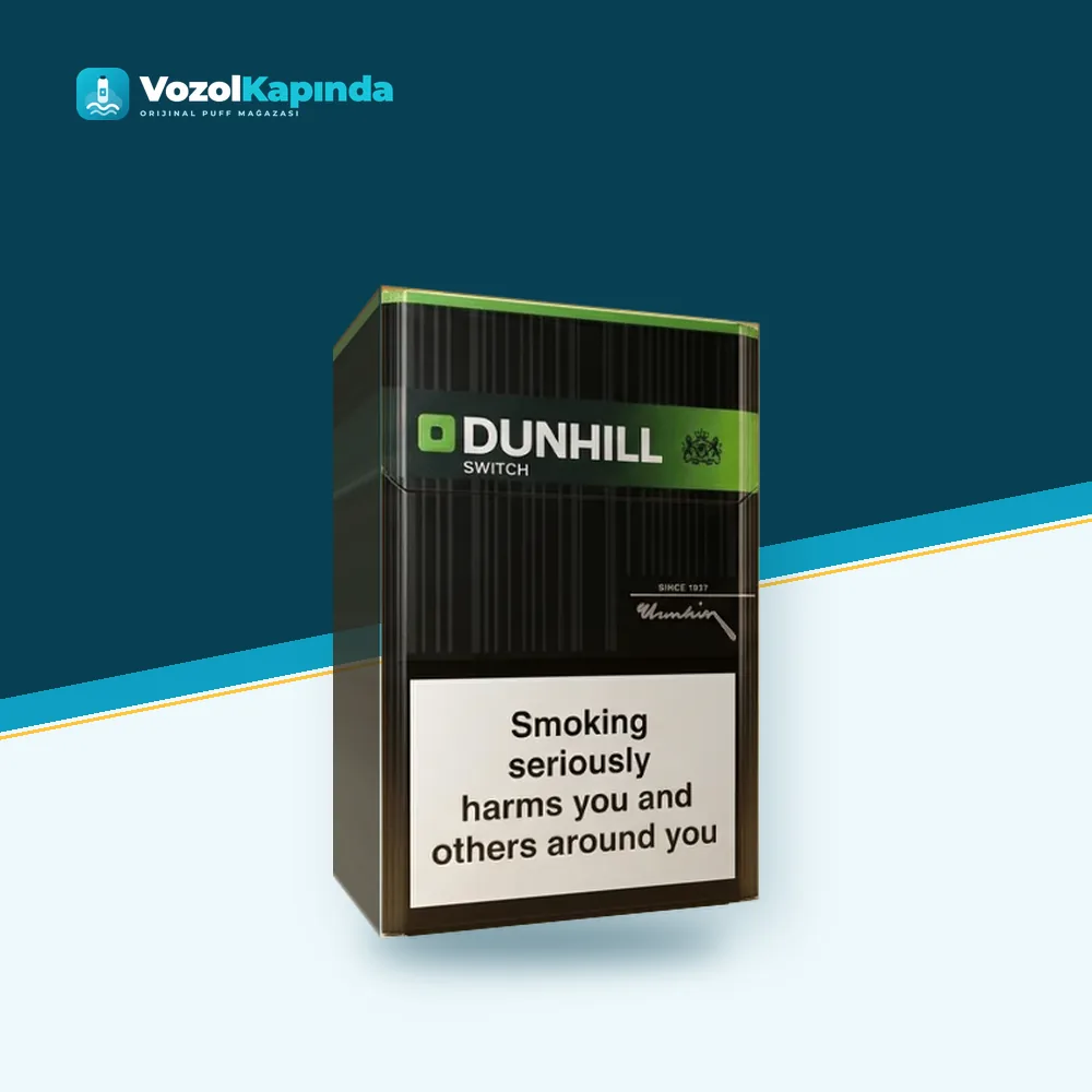 Dunhill Switch Green Sigara paket görünümü