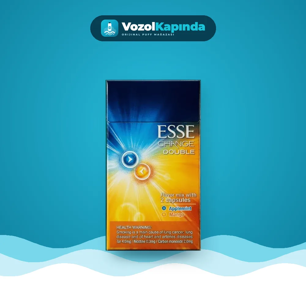 Esse Change Double Applemint Mango Sipariş Esse Change Double Applemint Mango, Vozol Kapında orijinal sigara