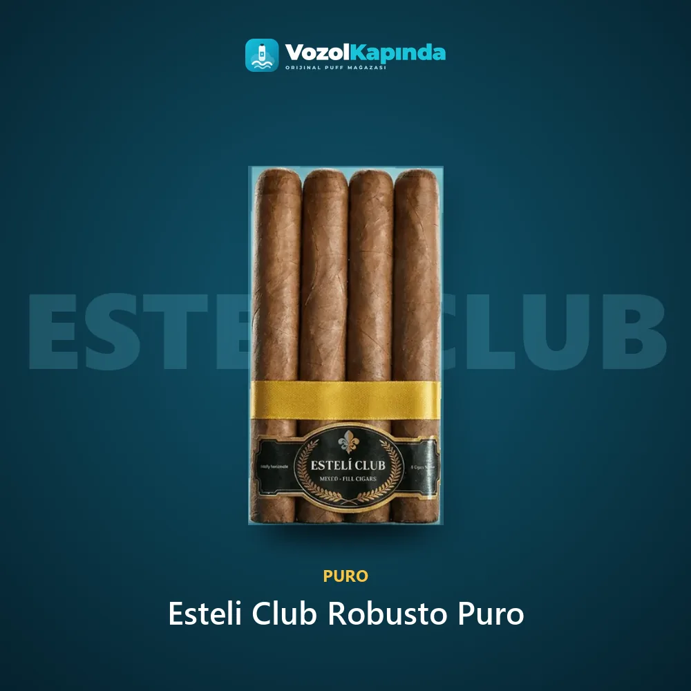 Esteli Club Robusto Puro Sipariş Bilgileri Esteli Club Robusto Puro özellikleri: orijinal ürün, kapıda ödeme, gizli paket