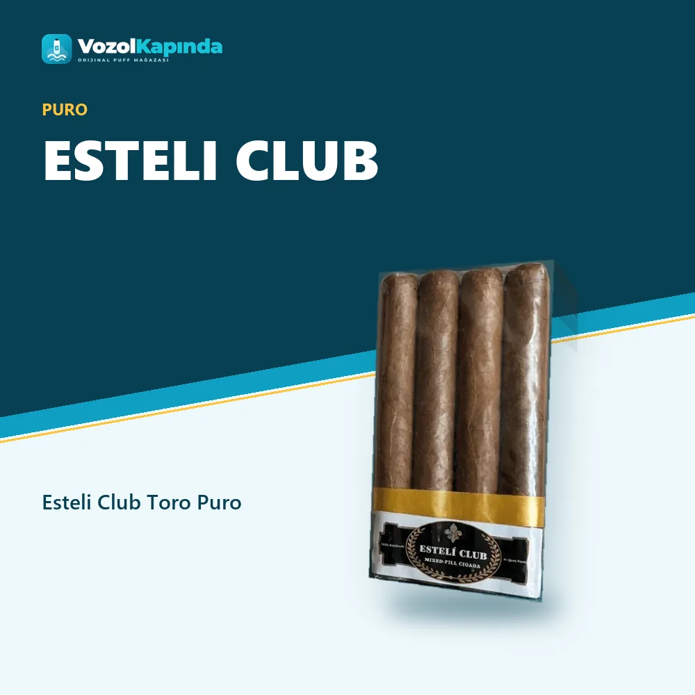 Esteli Club Toro Puro bilgi kartı, orijinal puro