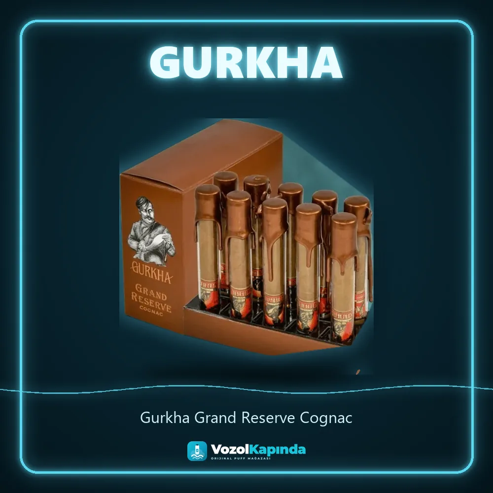 Gurkha Grand Reserve Cognac Bilgi Kartı Gurkha Grand Reserve Cognac bilgi kartı, orijinal puro