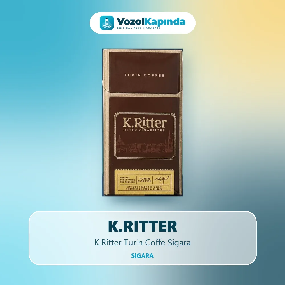 K.Ritter Turin Coffe Sigara Sipariş Bilgileri K.Ritter Turin Coffe Sigara sipariş avantajları: kapıda ödeme ve gizli paket