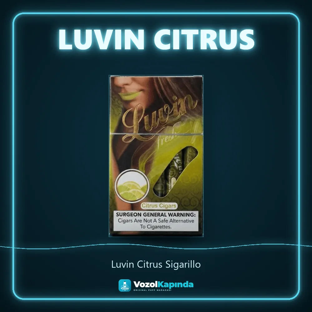 Luvin Citrus Sigarillo bilgi kartı, orijinal sigarillo