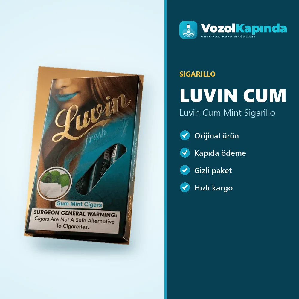 Luvin Cum Mint Sigarillo bilgi kartı, orijinal sigarillo