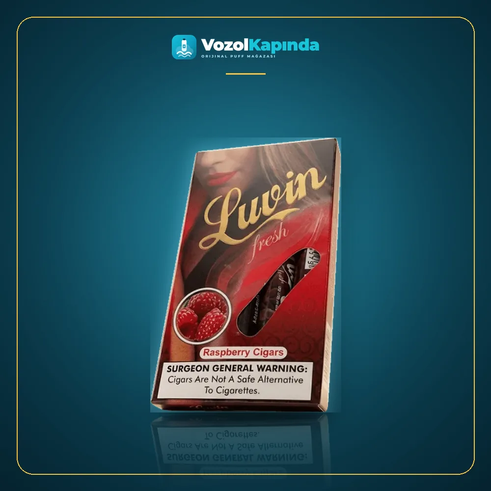 Luvin Raspberry Sigarillo Orijinal Ambalaj Luvin Raspberry Sigarillo paket görünümü