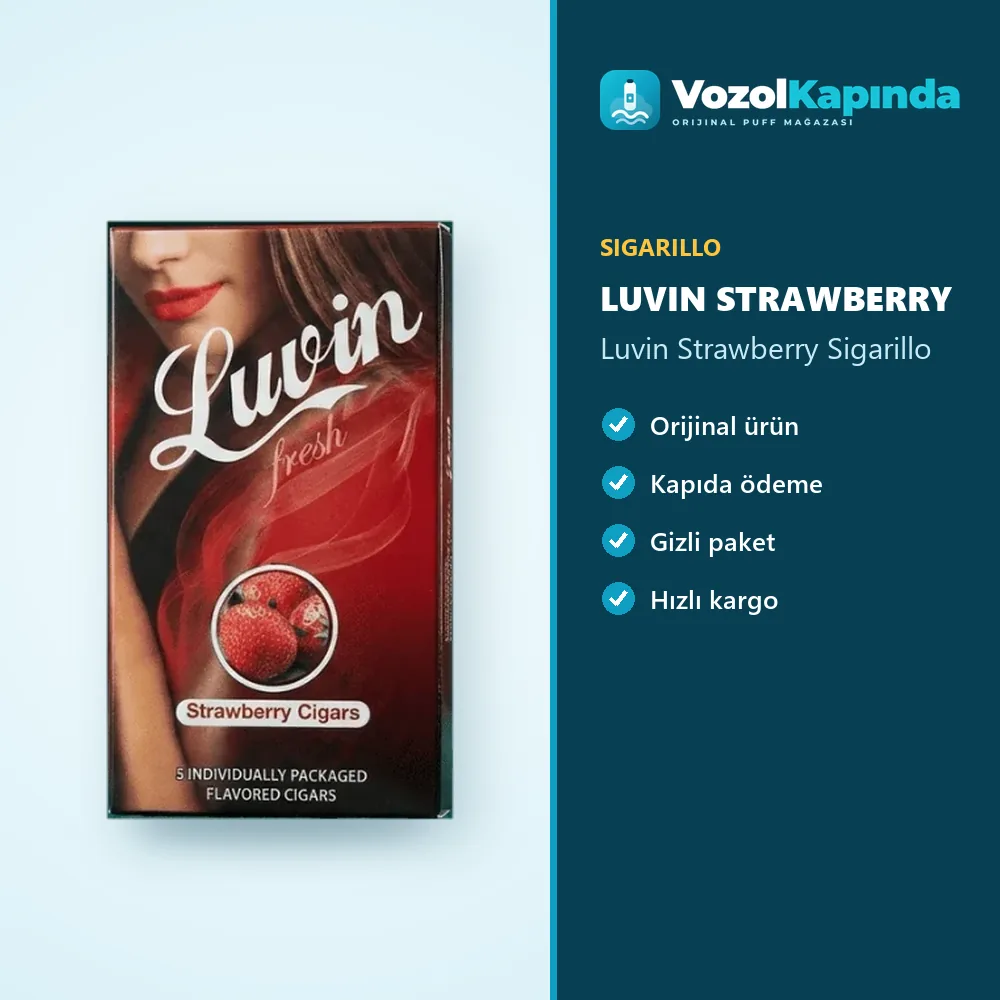 Luvin Strawberry Sigarillo Özellikleri Luvin Strawberry Sigarillo bilgi kartı, orijinal sigarillo