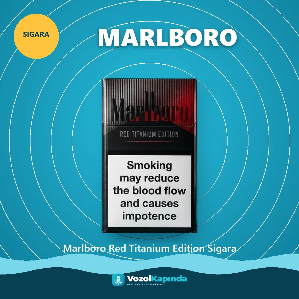 Marlboro Red Titanium Edition Sigara Bilgi Kartı Marlboro Red Titanium Edition Sigara sipariş avantajları: kapıda ödeme ve gizli paket