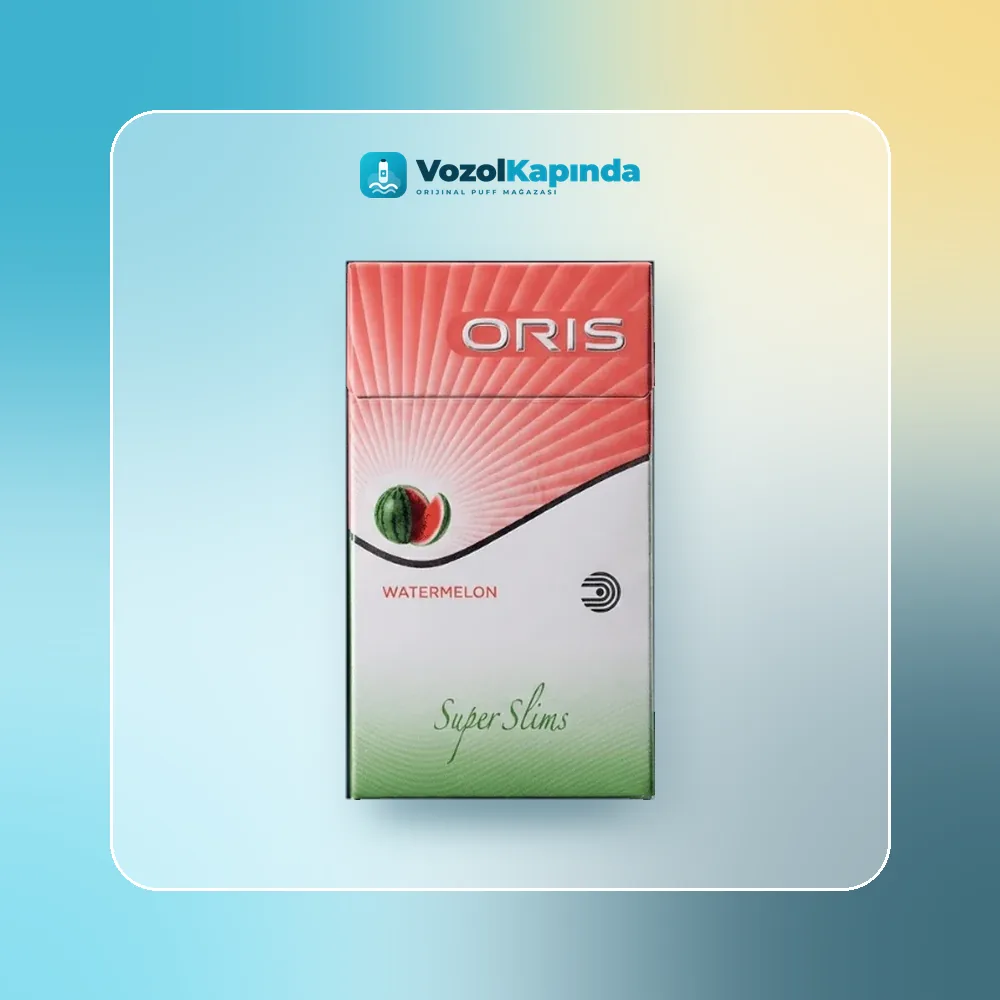 Oris Watermelon SuperSlims Sigara paket görünümü