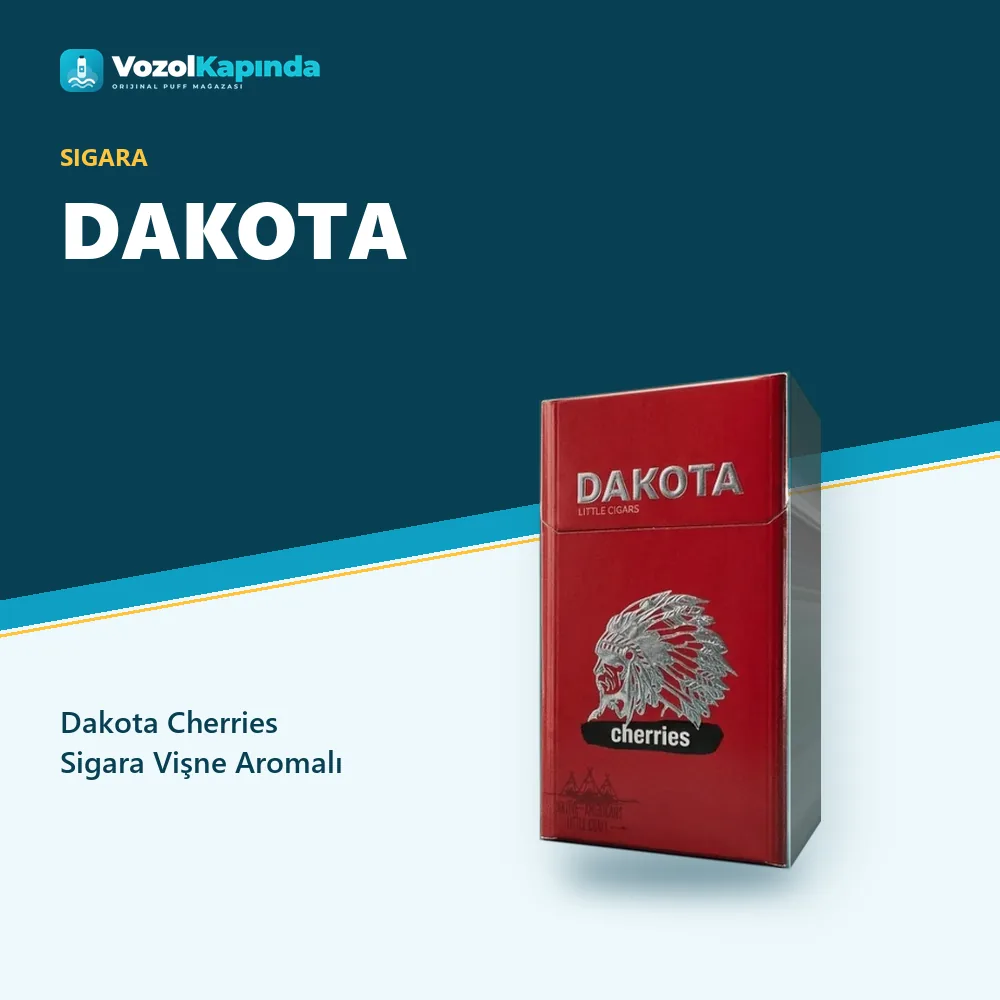Dakota Cherries Sigara Vişne Aromalı Sipariş Bilgileri Dakota Cherries Sigara Vişne Aromalı sipariş avantajları: kapıda ödeme ve gizli paket