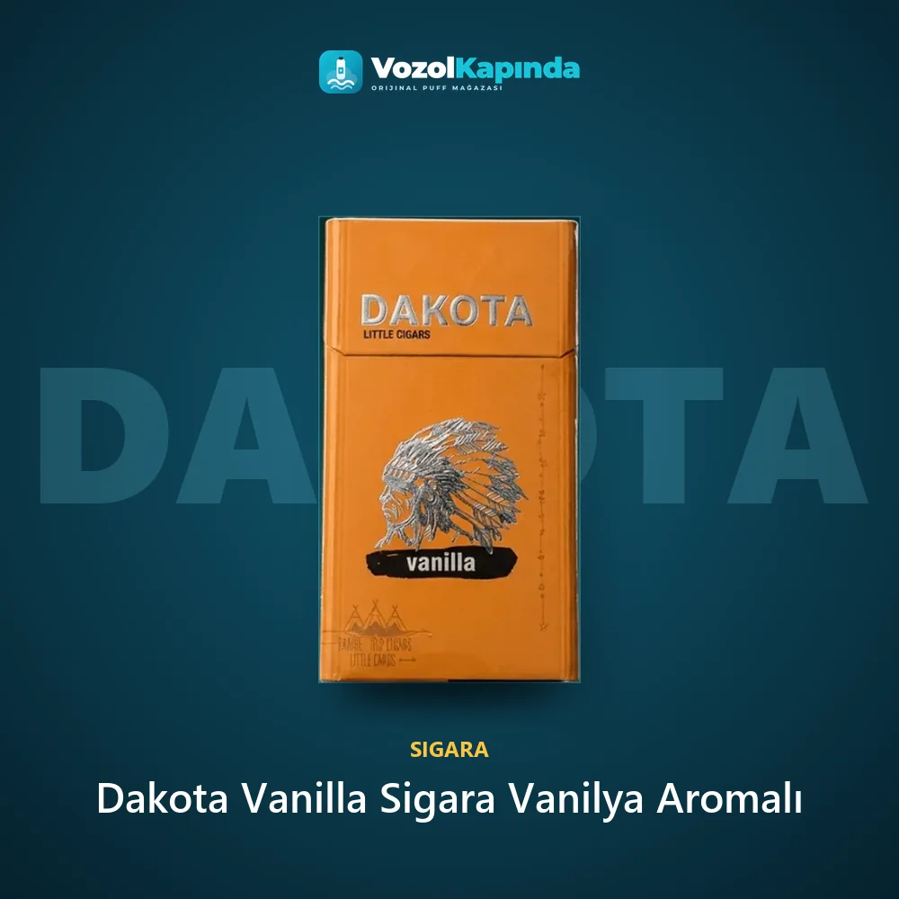 Dakota Vanilla Sigara Vanilya Aromalı bilgi kartı, orijinal sigara