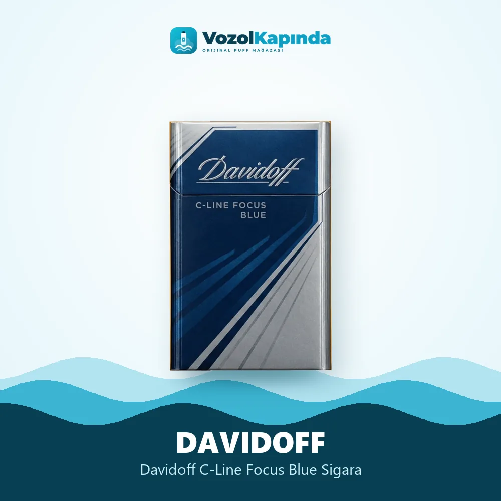 Davidoff C-Line Focus Blue Sigara bilgi kartı, orijinal sigara