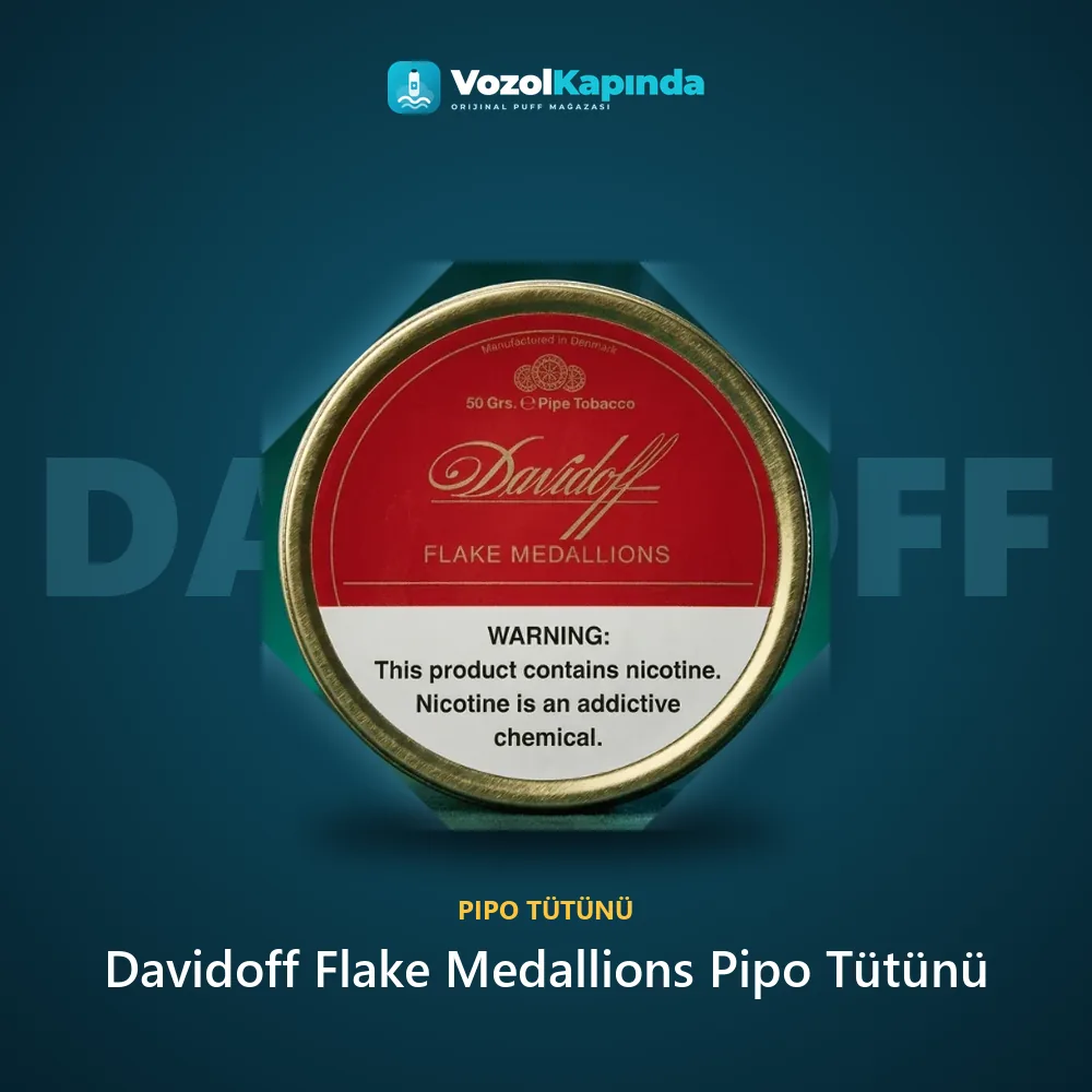 Davidoff Flake Medallions Pipo Tütünü Özellikleri Davidoff Flake Medallions Pipo Tütünü özellikleri: orijinal ürün, kapıda ödeme, gizli paket