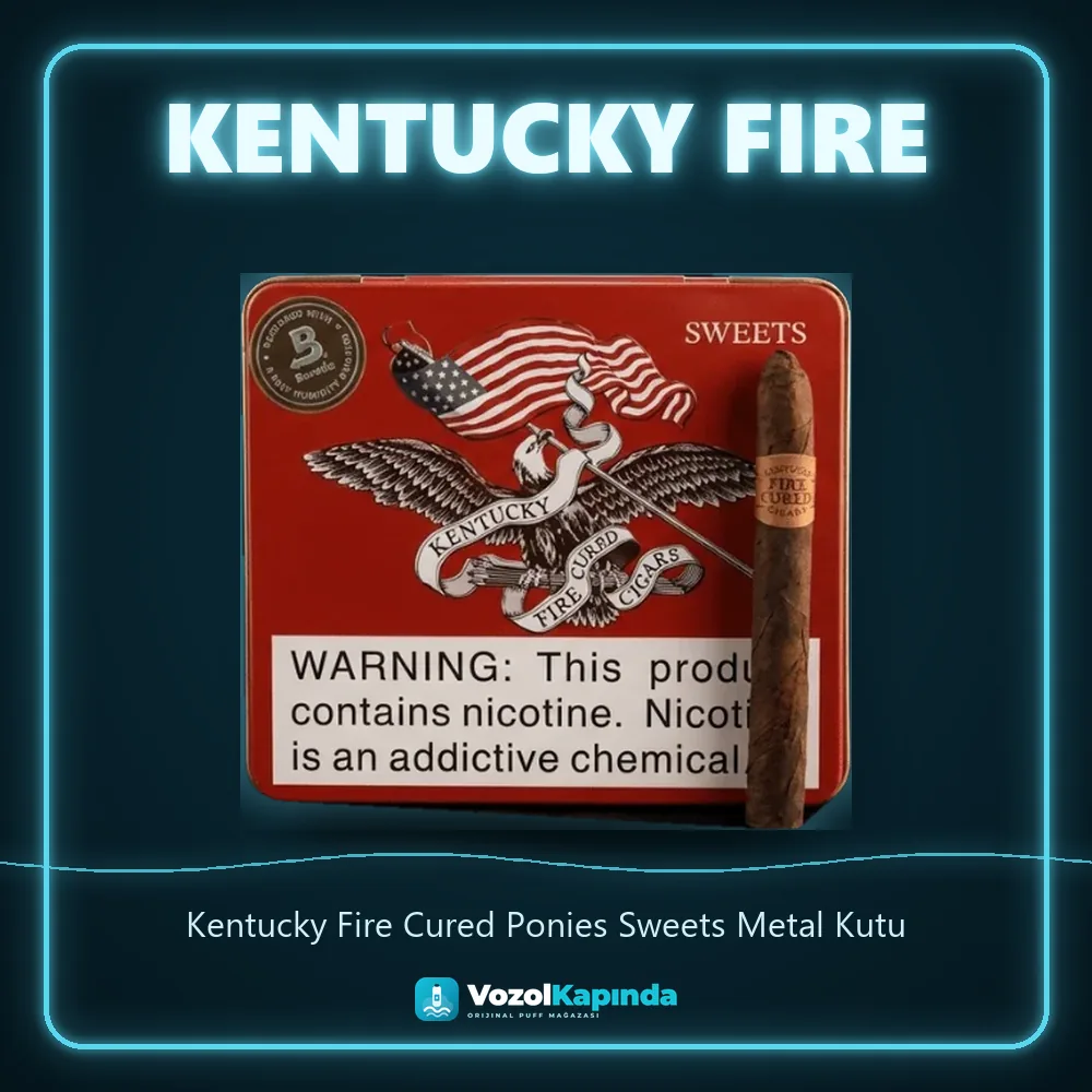 Kentucky Fire Cured Ponies Sweets Metal Kutu sipariş avantajları: kapıda ödeme ve gizli paket