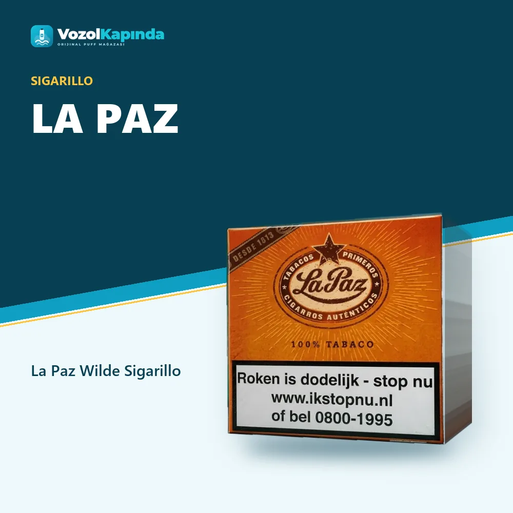 La Paz Wilde Sigarillo Bilgi Kartı La Paz Wilde Sigarillo özellikleri: orijinal ürün, kapıda ödeme, gizli paket