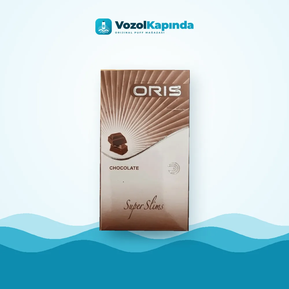 Oris Chocolate SuperSlims Çikolata Aromalı Orijinal Ambalaj Oris Chocolate SuperSlims Çikolata Aromalı ürün görseli, orijinal sigara