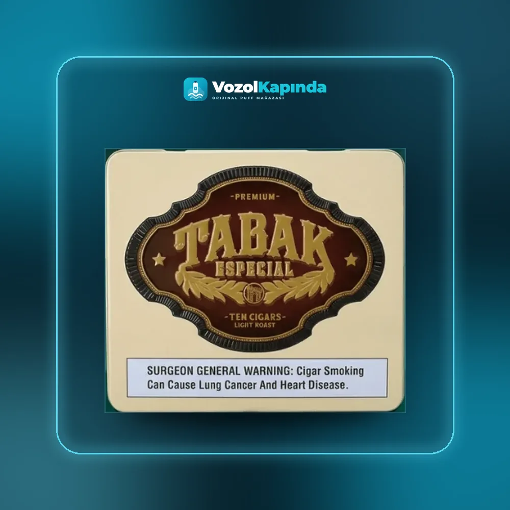 Tabak Especial Light Roast Metal Kutu Satın Al Tabak Especial Light Roast Metal Kutu, Vozol Kapında orijinal puro