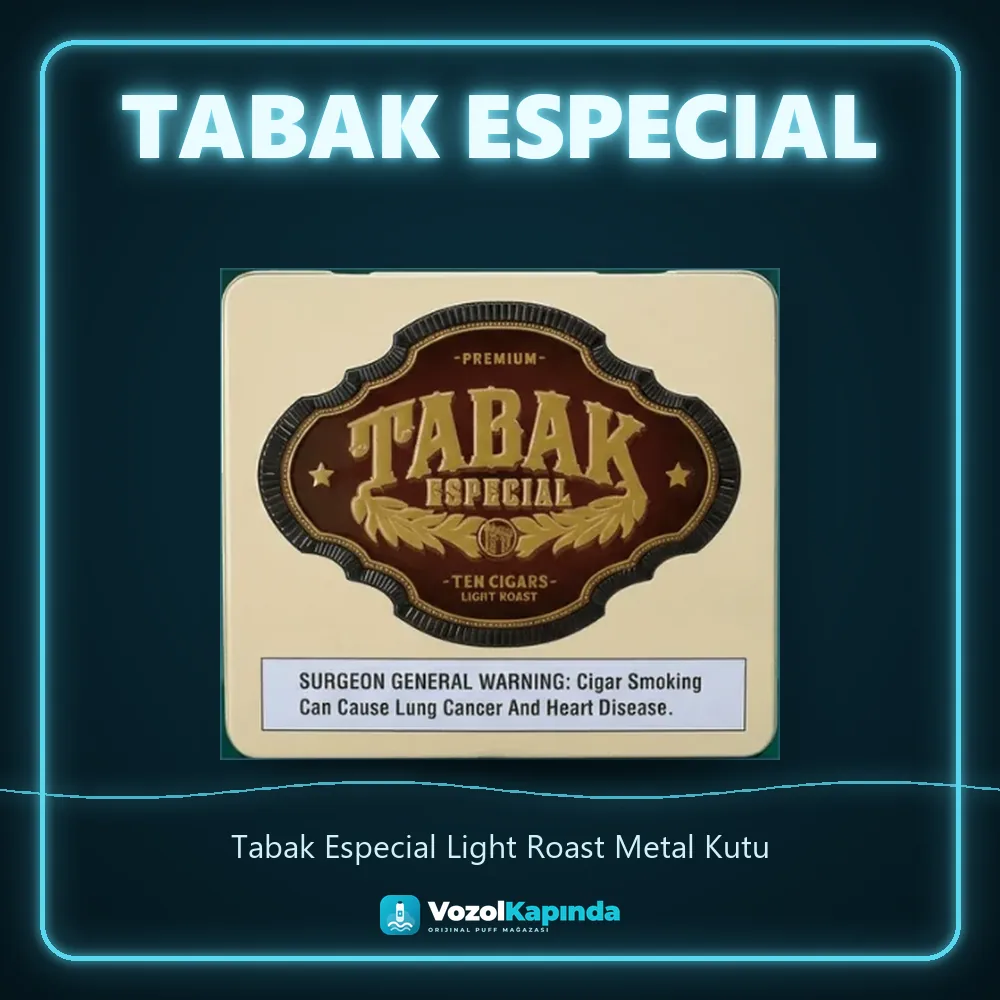 Tabak Especial Light Roast Metal Kutu Bilgi Kartı Tabak Especial Light Roast Metal Kutu sipariş avantajları: kapıda ödeme ve gizli paket