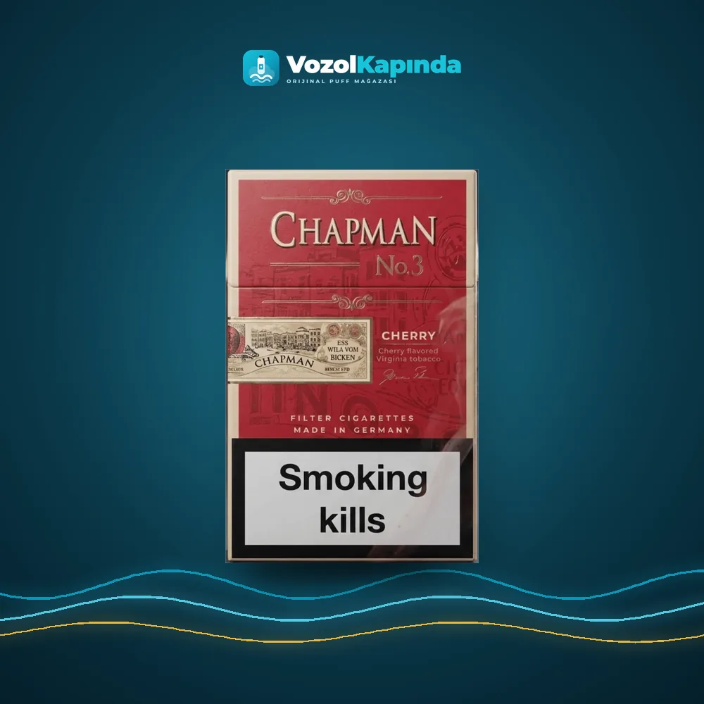 Chapman No 3 Cherry sigara Tatlı Kiraz aromalı satın al, Vozol Kapında