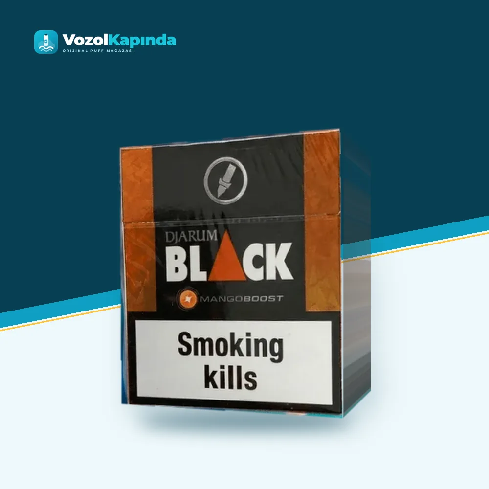 Djarum Black Mangoboost Sigara ön yüz görseli, orijinal ambalaj