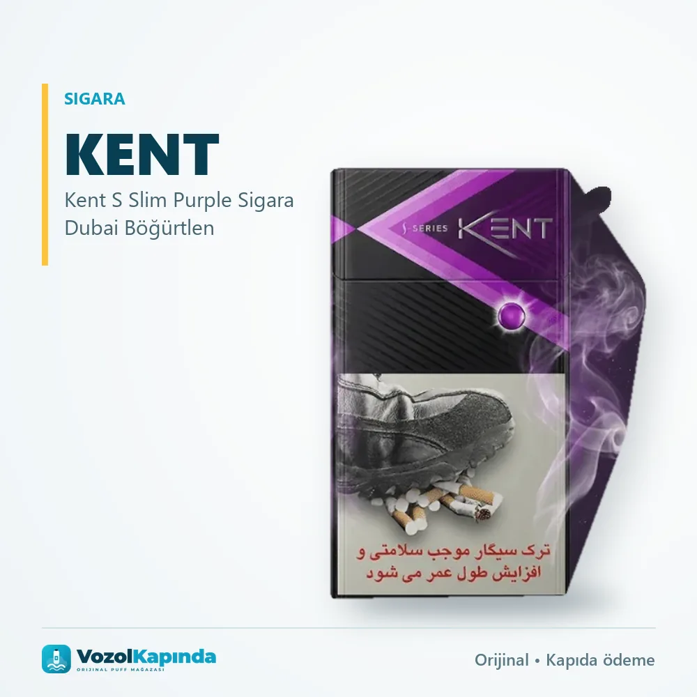 Kent S Slim Purple Sigara Dubai Böğürtlen sipariş avantajları: kapıda ödeme ve gizli paket