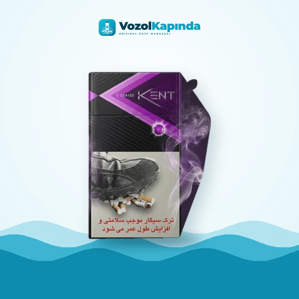 Kent S Slim Purple Sigara Dubai Böğürtlen paket görünümü