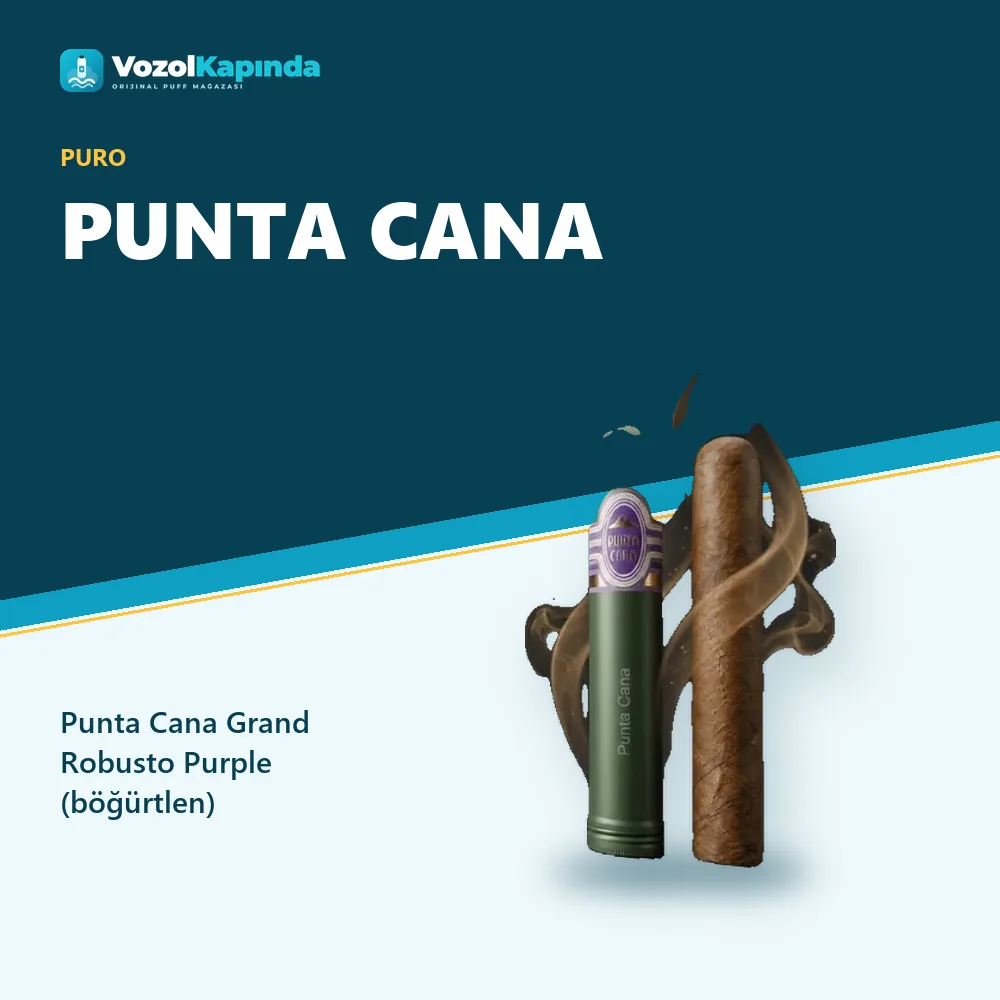 Punta Cana Grand Robusto Purple (böğürtlen) sipariş avantajları: kapıda ödeme ve gizli paket