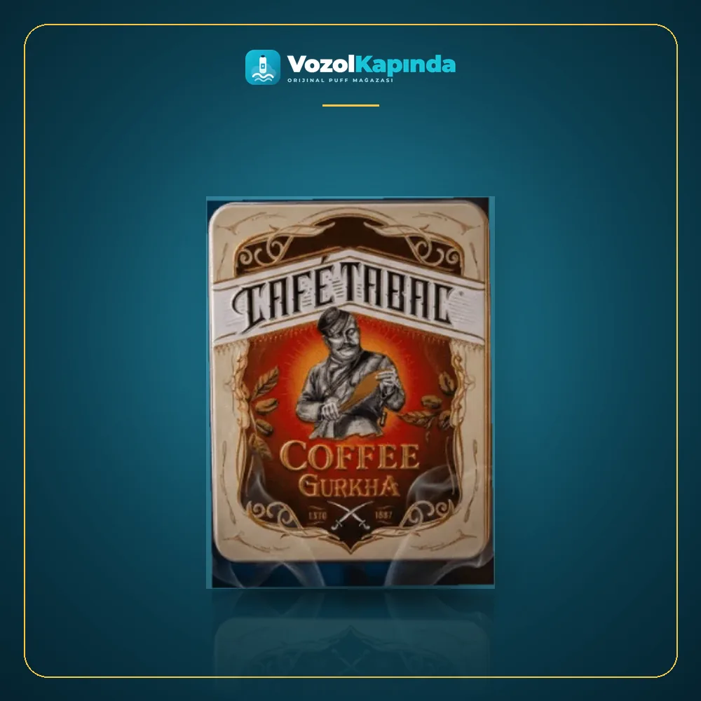 Gurkha Cafe Tabac Coffee 5’S Metal Kutulu paket görünümü