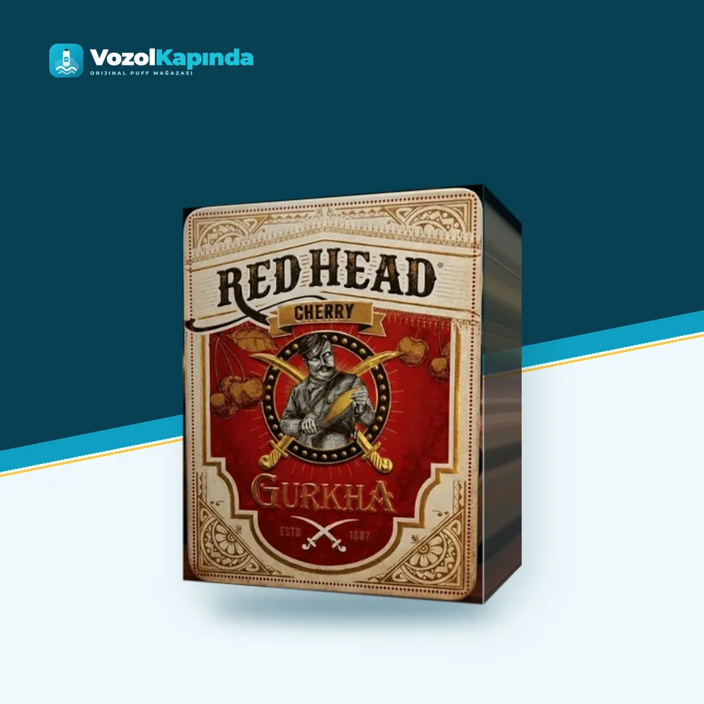 Gurkha Red Head Cherry 5’S Metal Kutulu Paket Görünümü Gurkha Red Head Cherry 5’S Metal Kutulu paket görünümü