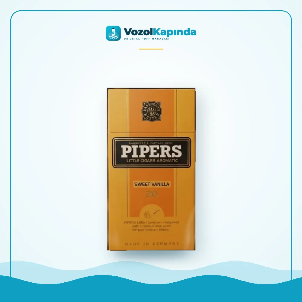 Pipers Sweet Vanilla Sigara Fiyatı Pipers Sweet Vanilla Sigara satın al, Vozol Kapında
