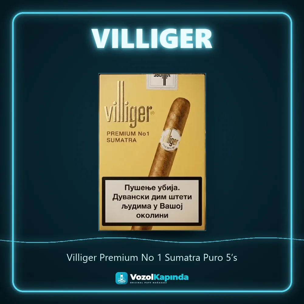 Villiger Premium No 1 Sumatra Puro 5’s özellikleri: orijinal ürün, kapıda ödeme, gizli paket