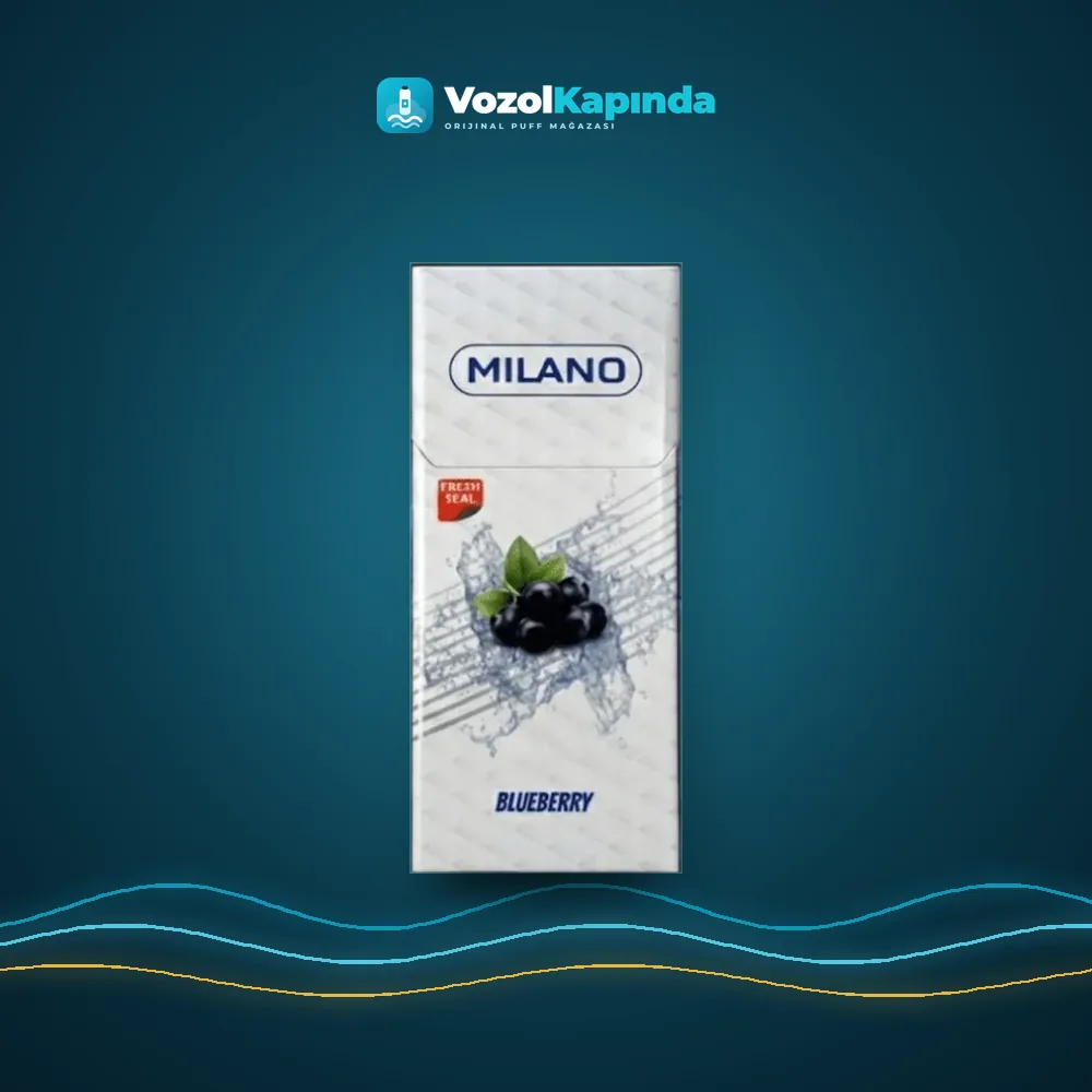 Milano Blueberry Superslim Sigara Yaban Mersini Aromalı Satın Al Milano Blueberry Superslim Sigara Yaban Mersini Aromalı, Vozol Kapında orijinal sigara