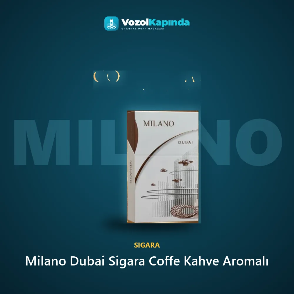 Milano Dubai Sigara Coffe Kahve Aromalı sipariş avantajları: kapıda ödeme ve gizli paket