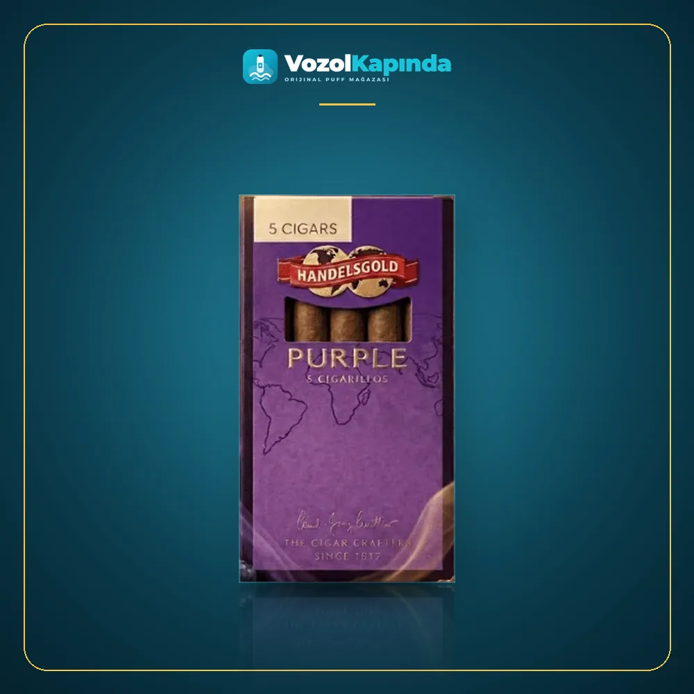 Handelsgold Purple Yaban Mersini Aromalı Ürün Görseli Handelsgold Purple Yaban Mersini Aromalı paket görünümü