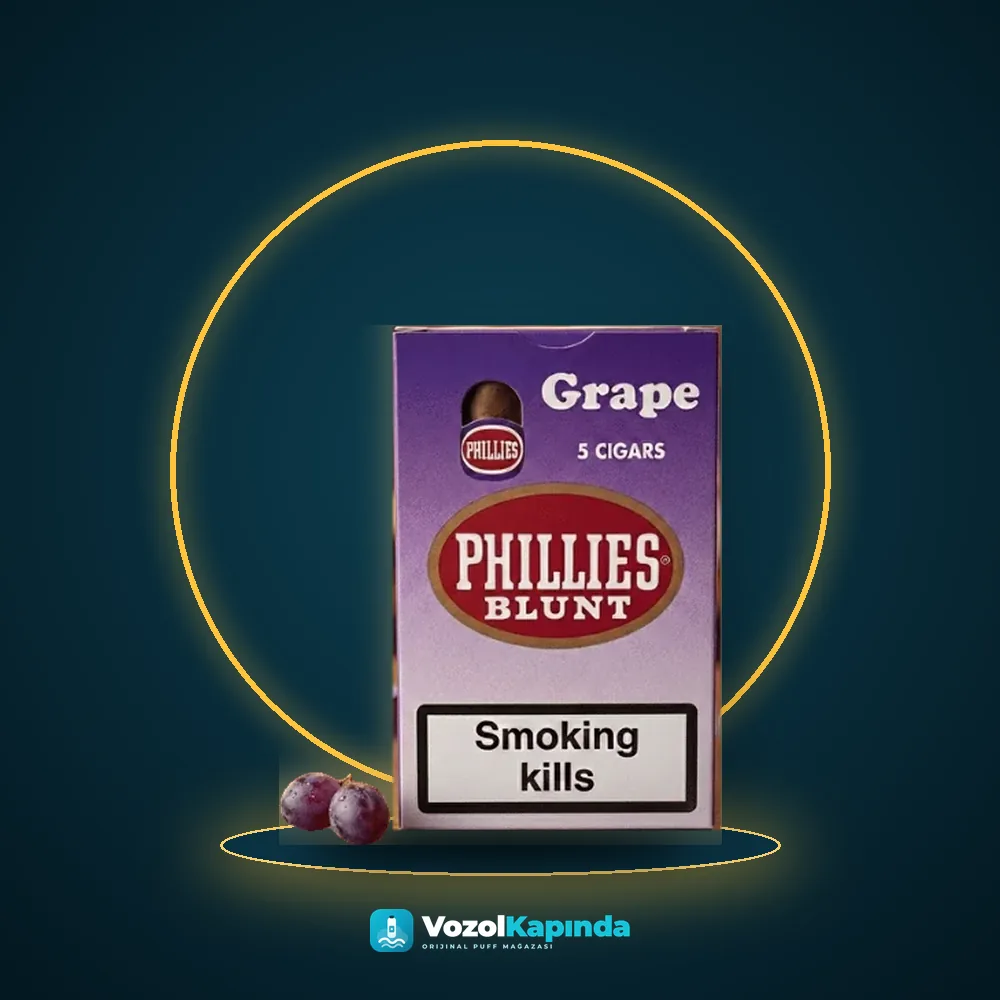 Phillies Blunt Grape Puro Üzüm Aromalı Sipariş Phillies Blunt Grape Puro Üzüm Aromalı, Vozol Kapında orijinal puro