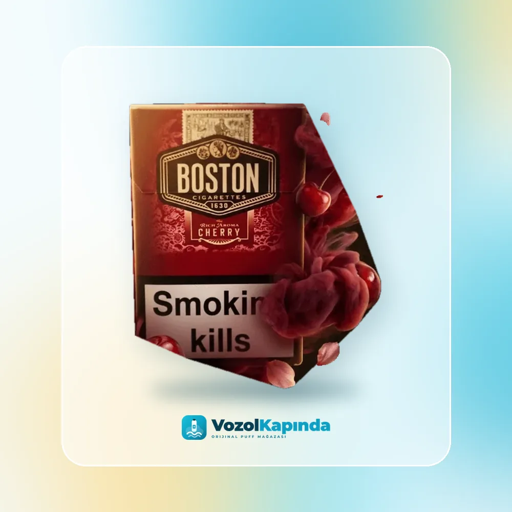 Boston 1630 Rich Aroma Cherry Superslims Sigara fiyatı ve siparişi, Vozol Kapında